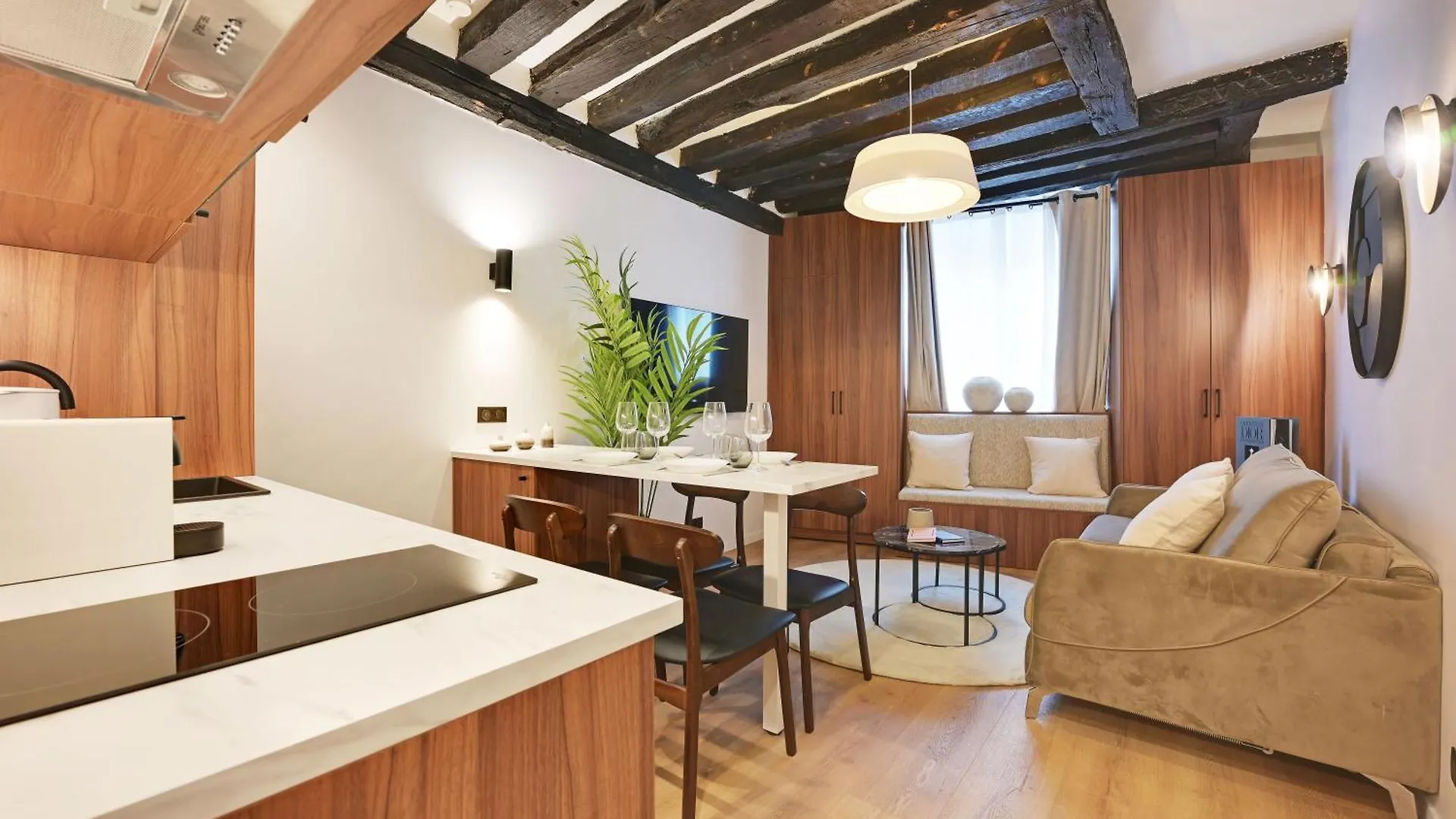 Chic - 1br-4p -ac- Marais-vosges Apartment *